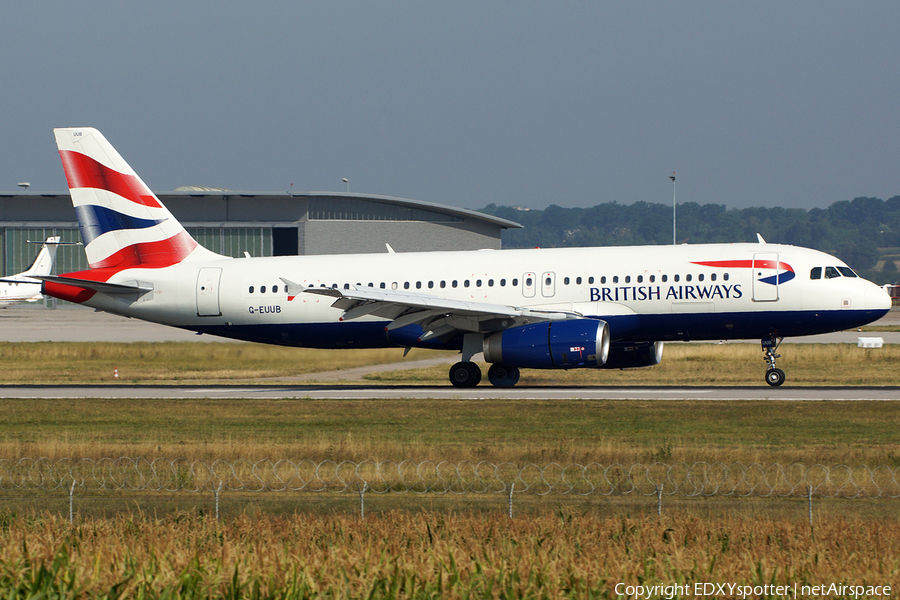 British Airways Airbus A320-232 (G-EUUB) | Photo 275921