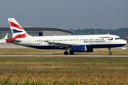 British Airways Airbus A320-232 (G-EUUB) at  Stuttgart, Germany