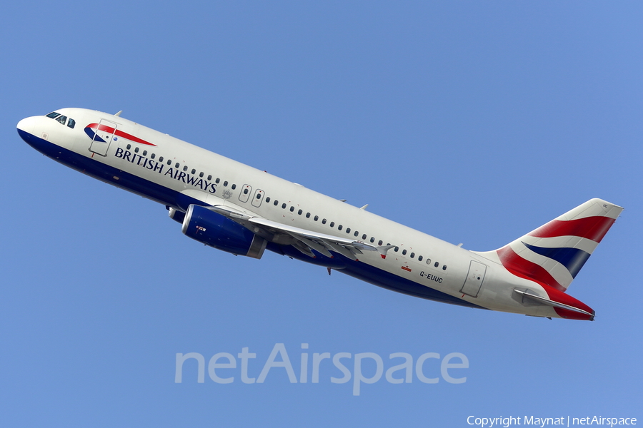British Airways Airbus A320-232 (G-EUUC) | Photo 179649