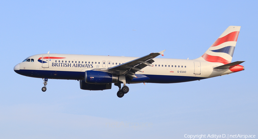 British Airways Airbus A320-232 (G-EUUC) | Photo 359669