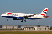 British Airways Airbus A320-232 (G-EUUC) at  Berlin Brandenburg, Germany