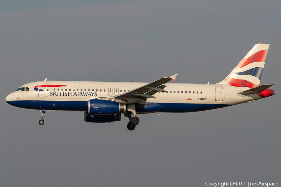 British Airways Airbus A320-232 (G-EUUC) | Photo 291310