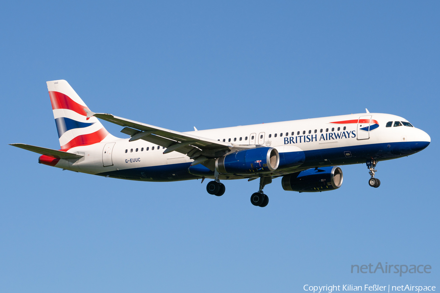 British Airways Airbus A320-232 (G-EUUC) | Photo 568790