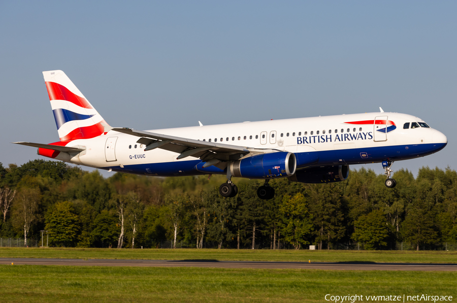 British Airways Airbus A320-232 (G-EUUC) | Photo 642585