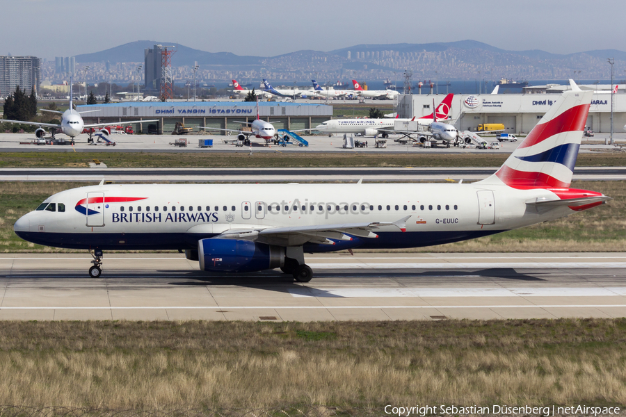 British Airways Airbus A320-232 (G-EUUC) | Photo 171097