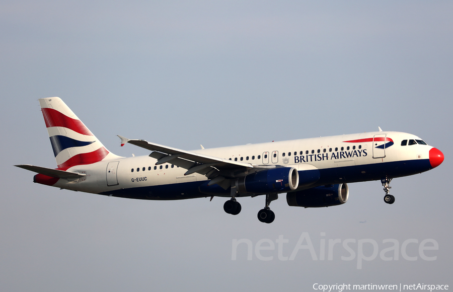 British Airways Airbus A320-232 (G-EUUC) | Photo 314403