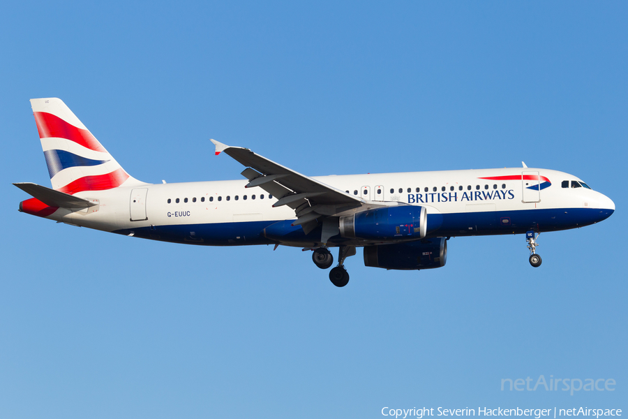 British Airways Airbus A320-232 (G-EUUC) | Photo 226311