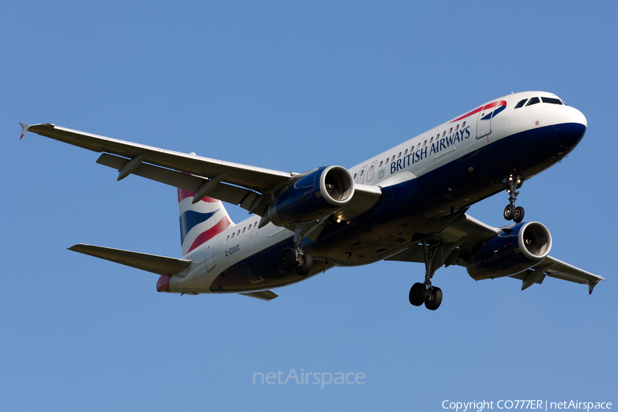 British Airways Airbus A320-232 (G-EUUC) | Photo 58660
