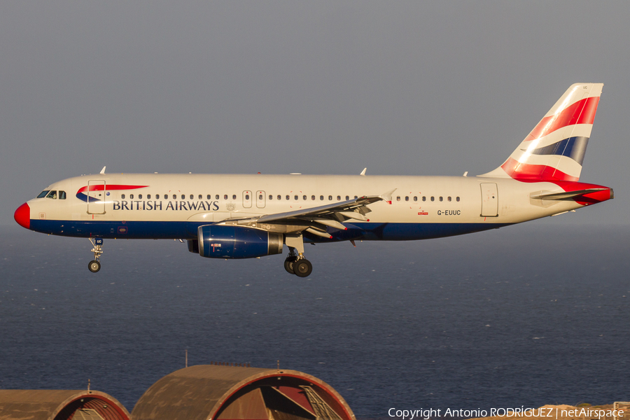 British Airways Airbus A320-232 (G-EUUC) | Photo 323519