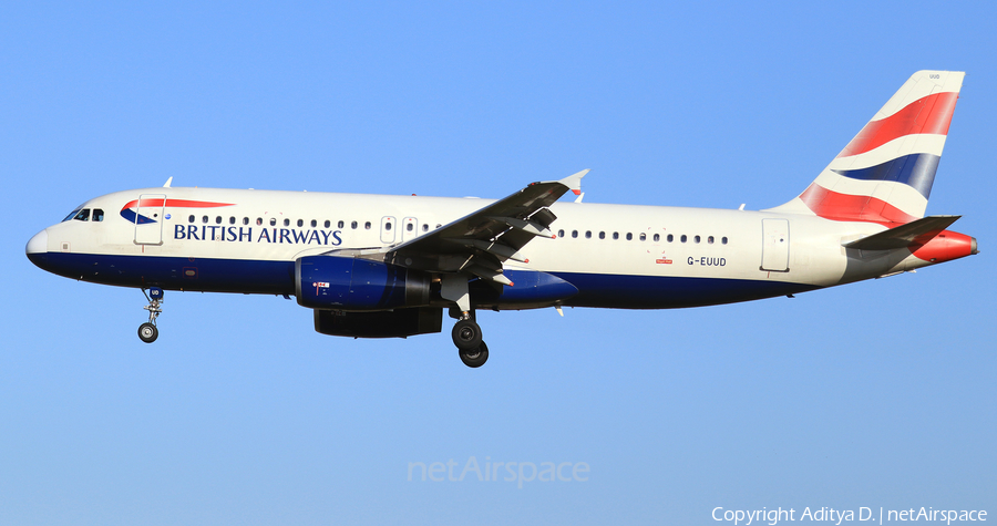 British Airways Airbus A320-232 (G-EUUD) | Photo 359524