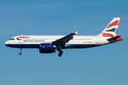 British Airways Airbus A320-232 (G-EUUD) at  London - Heathrow, United Kingdom