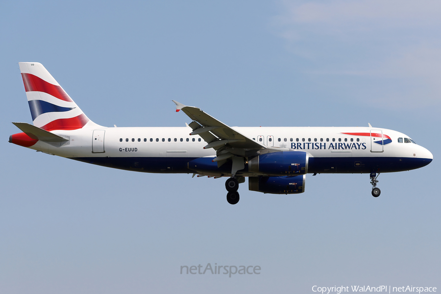 British Airways Airbus A320-232 (G-EUUD) | Photo 584890