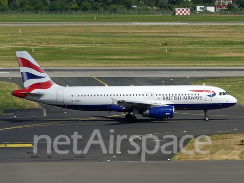 British Airways Airbus A320-232 (G-EUUE) at  Dusseldorf - International, Germany