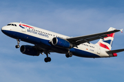 British Airways Airbus A320-232 (G-EUUE) at  London - Heathrow, United Kingdom