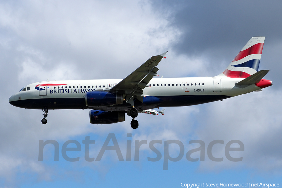 British Airways Airbus A320-232 (G-EUUE) | Photo 168755