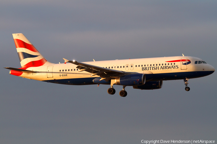 British Airways Airbus A320-232 (G-EUUE) | Photo 21532