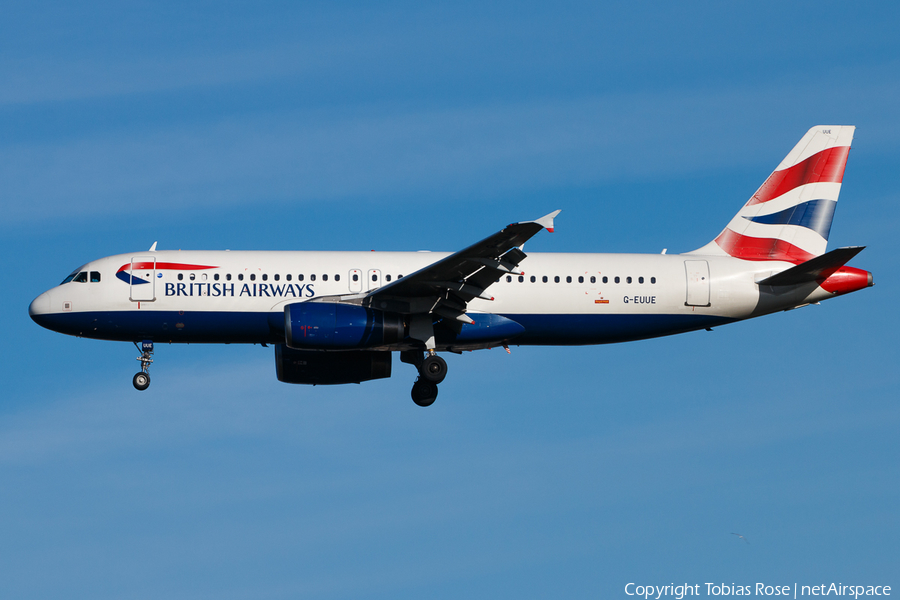 British Airways Airbus A320-232 (G-EUUE) | Photo 303088