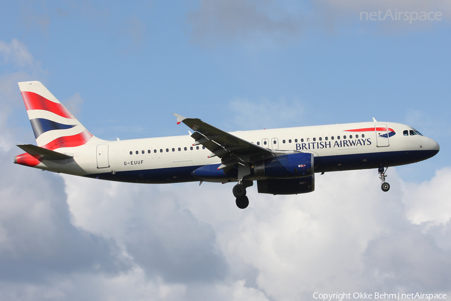 British Airways Airbus A320-232 (G-EUUF) | Photo 39466