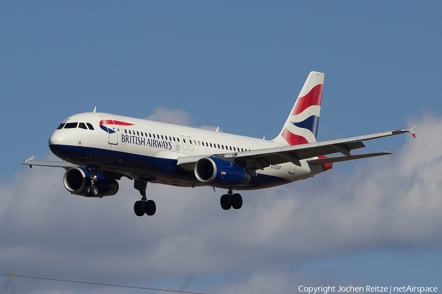 British Airways Airbus A320-232 (G-EUUF) | Photo 150671