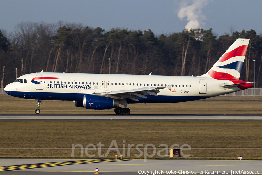 British Airways Airbus A320-232 (G-EUUF) | Photo 121887