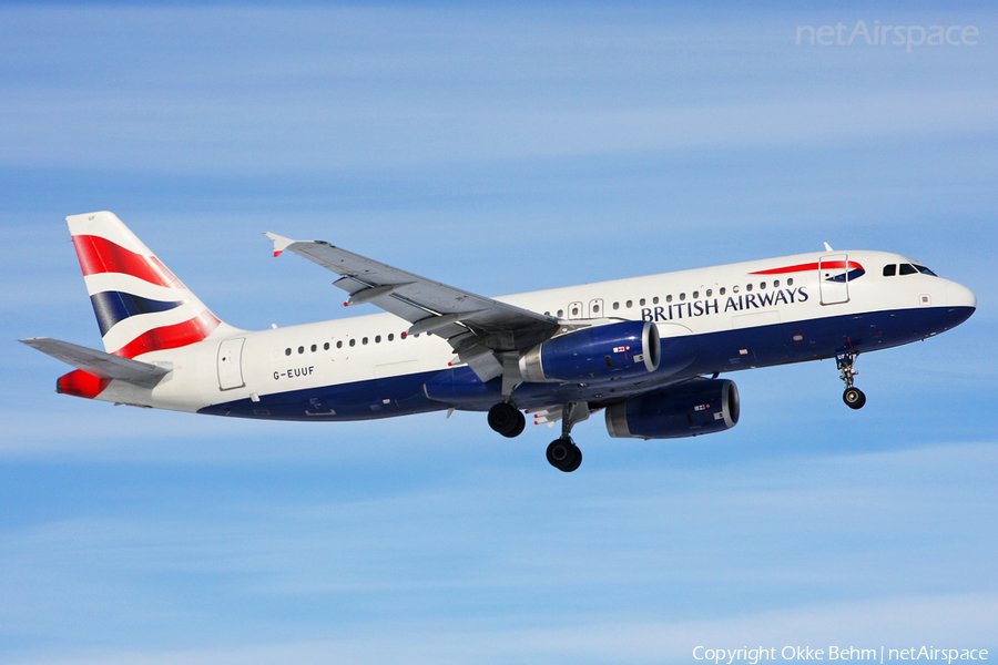 British Airways Airbus A320-232 (G-EUUF) | Photo 38250