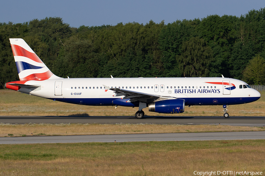 British Airways Airbus A320-232 (G-EUUF) | Photo 574437