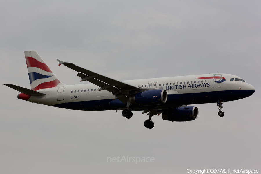 British Airways Airbus A320-232 (G-EUUF) | Photo 100221