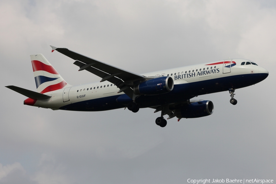 British Airways Airbus A320-232 (G-EUUF) | Photo 143383