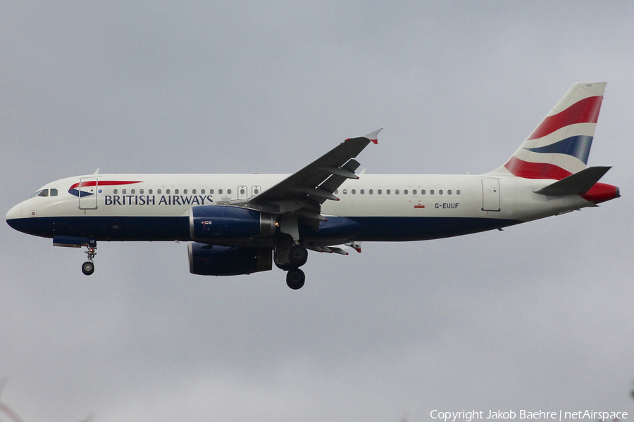 British Airways Airbus A320-232 (G-EUUF) | Photo 148902