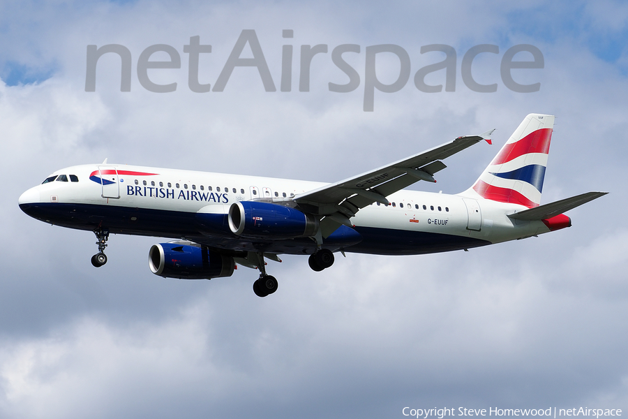 British Airways Airbus A320-232 (G-EUUF) | Photo 168757