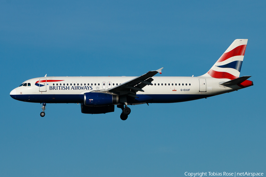 British Airways Airbus A320-232 (G-EUUF) | Photo 301818