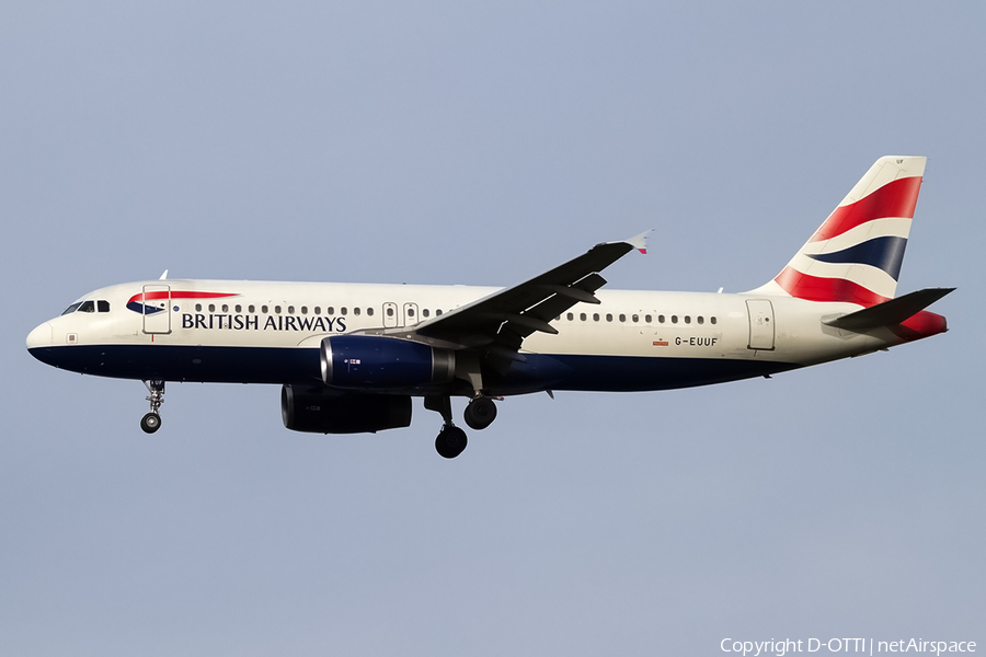 British Airways Airbus A320-232 (G-EUUF) | Photo 400247