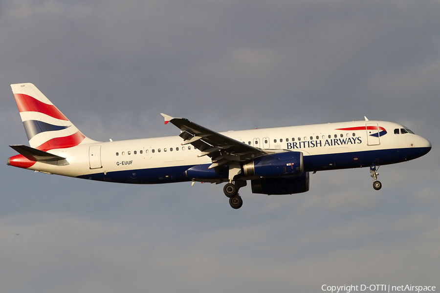 British Airways Airbus A320-232 (G-EUUF) | Photo 471635
