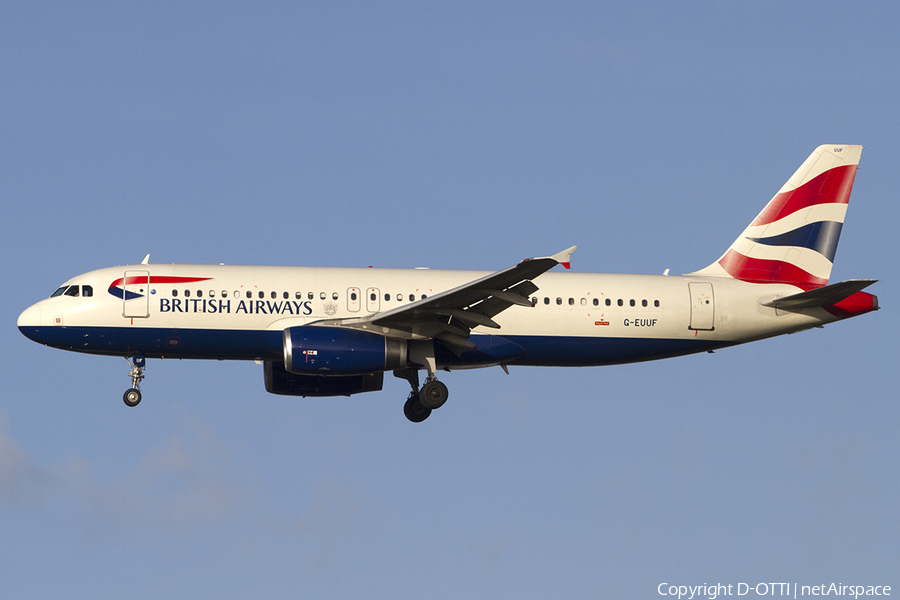 British Airways Airbus A320-232 (G-EUUF) | Photo 474195