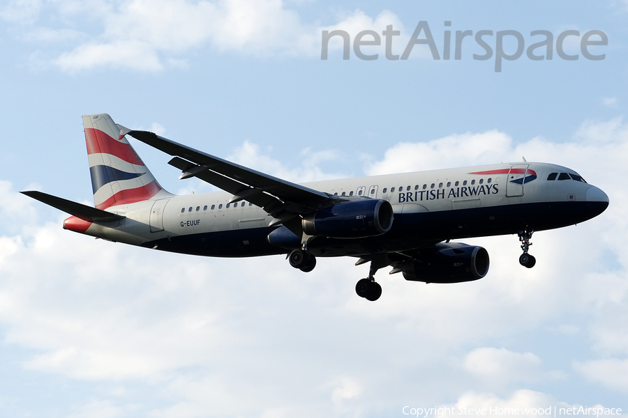 British Airways Airbus A320-232 (G-EUUF) | Photo 505206