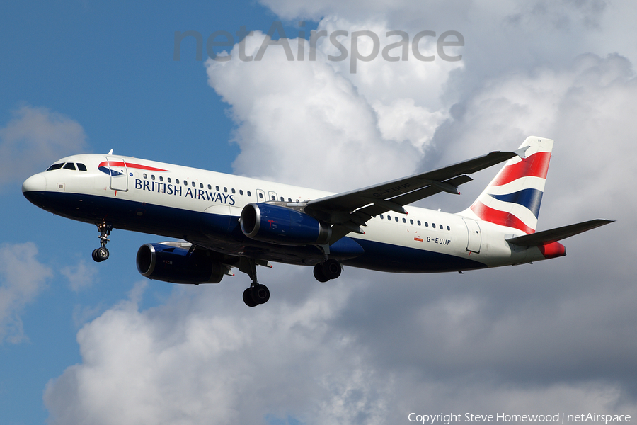 British Airways Airbus A320-232 (G-EUUF) | Photo 667711