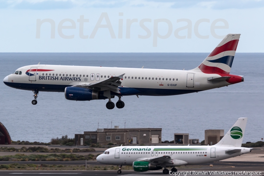 British Airways Airbus A320-232 (G-EUUF) | Photo 338350