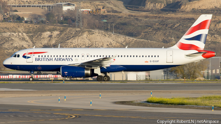 British Airways Airbus A320-232 (G-EUUF) | Photo 595293