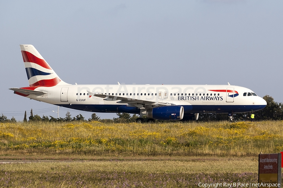British Airways Airbus A320-232 (G-EUUF) | Photo 155540