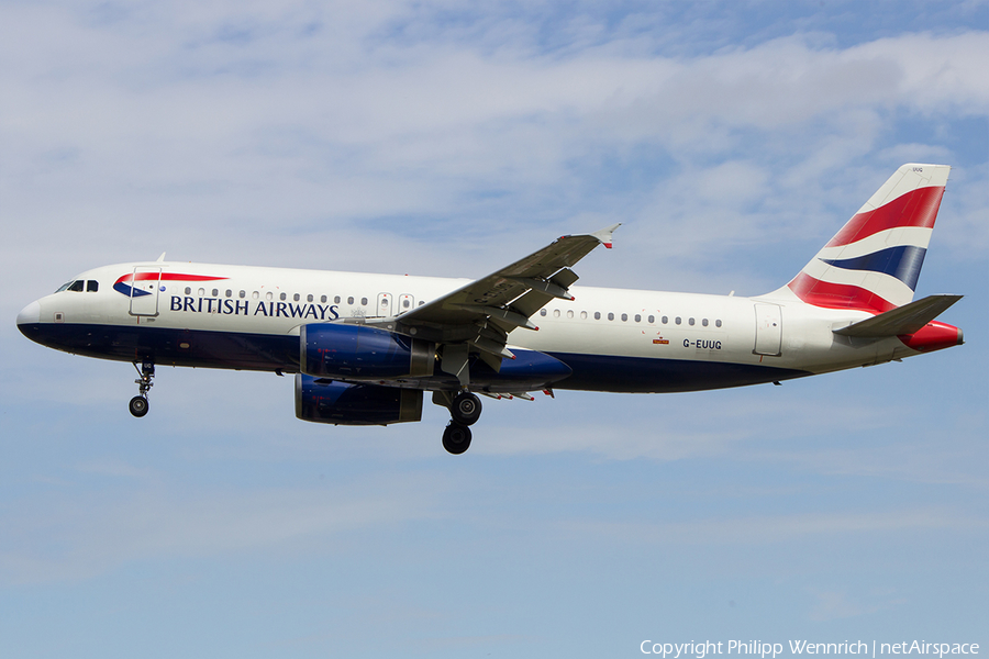 British Airways Airbus A320-232 (G-EUUG) | Photo 114883
