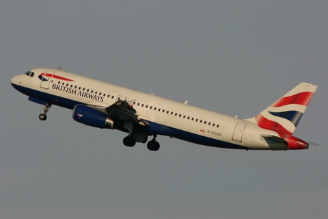 British Airways Airbus A320-232 (G-EUUG) at  Zurich - Kloten, Switzerland