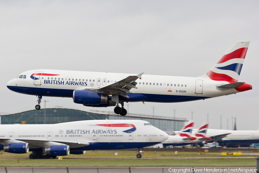 British Airways Airbus A320-232 (G-EUUH) | Photo 102690