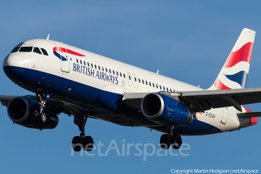 British Airways Airbus A320-232 (G-EUUH) | Photo 130256