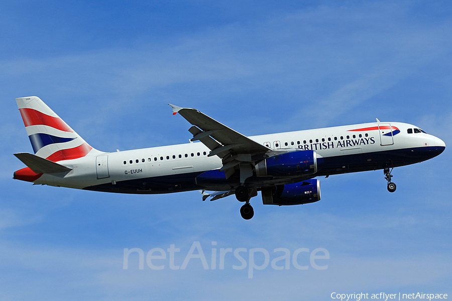 British Airways Airbus A320-232 (G-EUUH) | Photo 176240