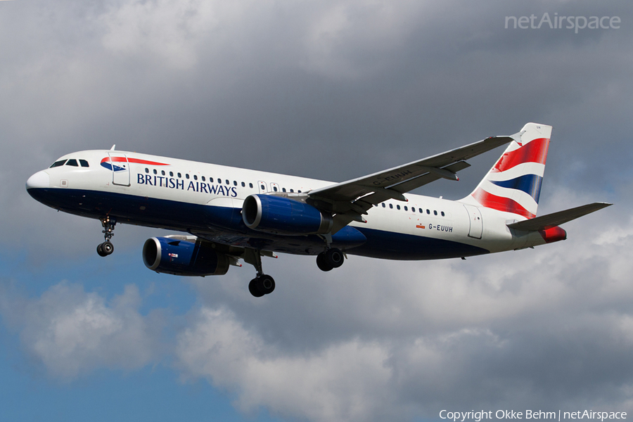 British Airways Airbus A320-232 (G-EUUH) | Photo 41773