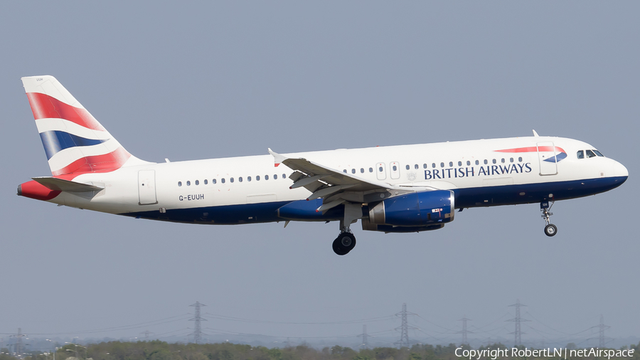 British Airways Airbus A320-232 (G-EUUH) | Photo 594732