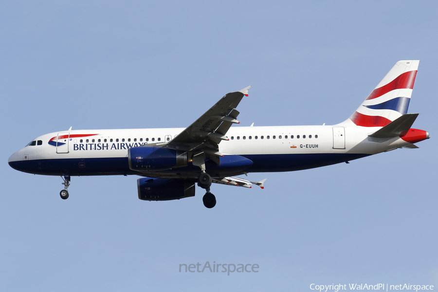 British Airways Airbus A320-232 (G-EUUH) | Photo 610611