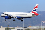 British Airways Airbus A320-232 (G-EUUI) at  Barcelona - El Prat, Spain