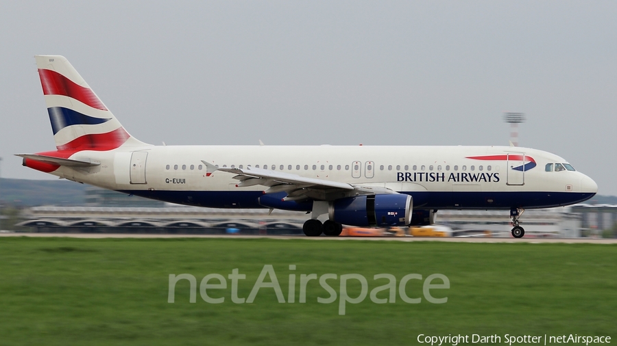 British Airways Airbus A320-232 (G-EUUI) | Photo 209395