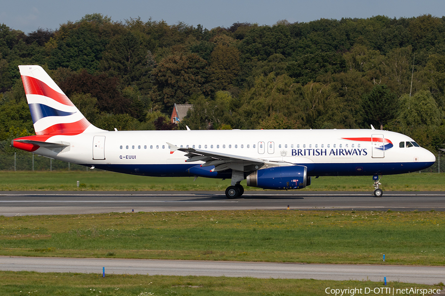 British Airways Airbus A320-232 (G-EUUI) | Photo 346949